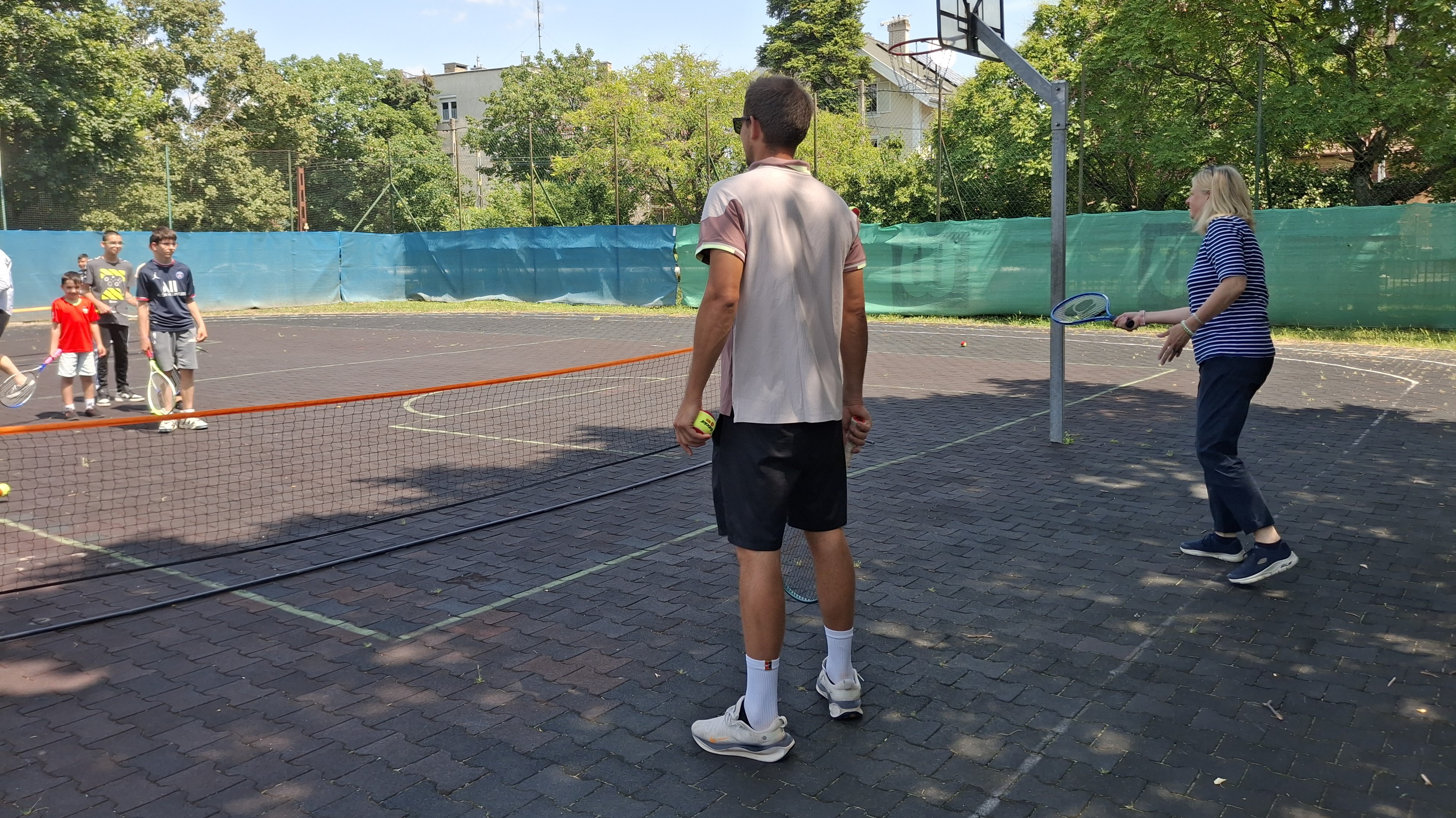 Máthé Gábor és Schmitt Petra a sportág gyakorlati népszerűsítését is vállalta