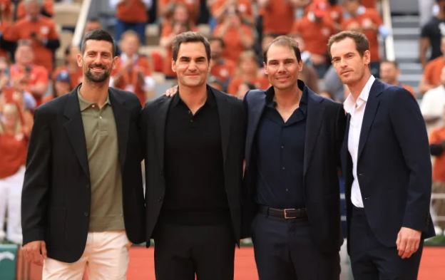 Djokovics, Federer, Nadal és Murray